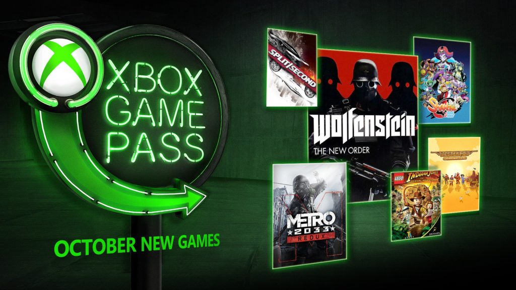 Xbox Game Pass octobre