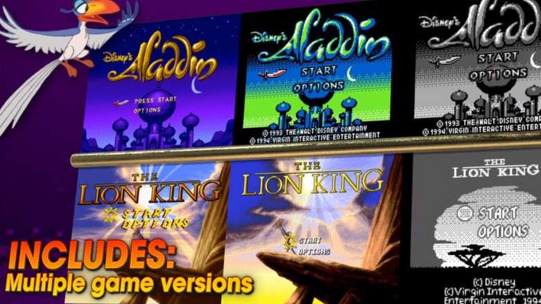Disney-Classic-Games-Aladdin-Roi-Lion-Différentes-Versions-Jeux-Disponibles