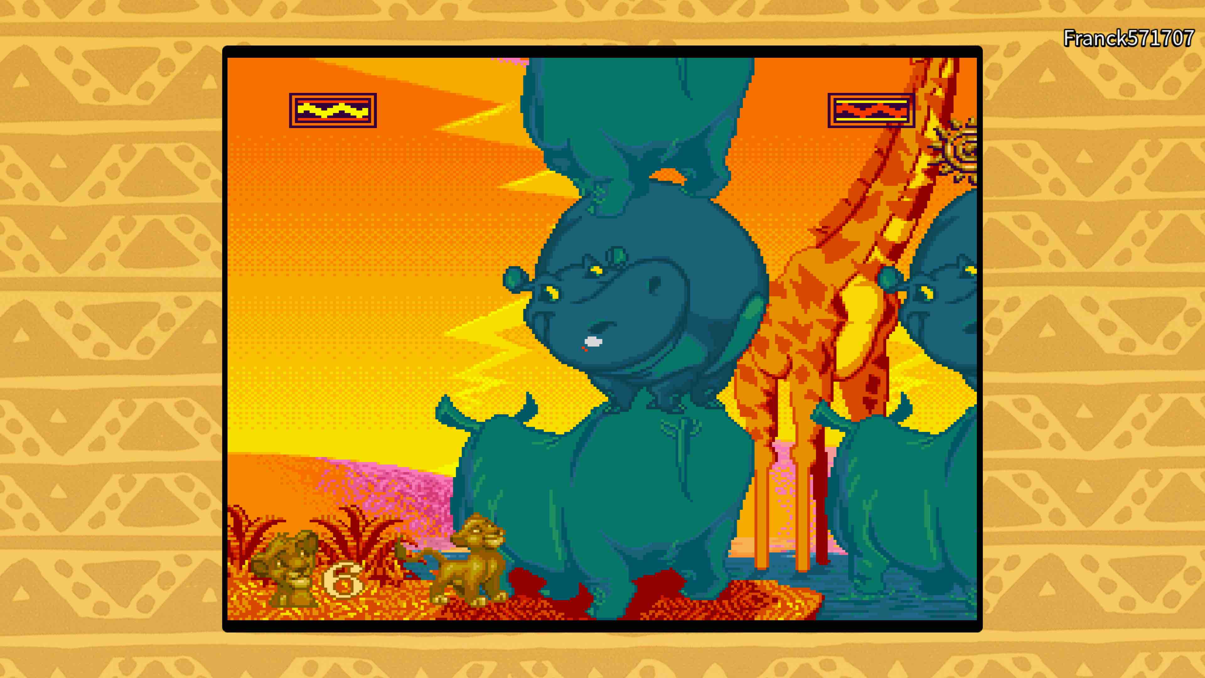Disney-Classic-Games-Aladdin-Roi-Lion-Gameplay-Le-Roi-Lion-Niveau-2
