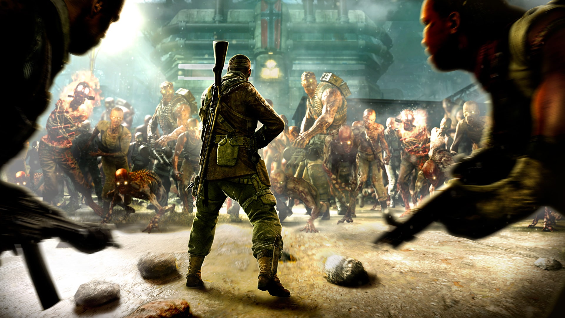 Zombie-Army-4-Dead-War-Héros-Face-Horde-Zombies