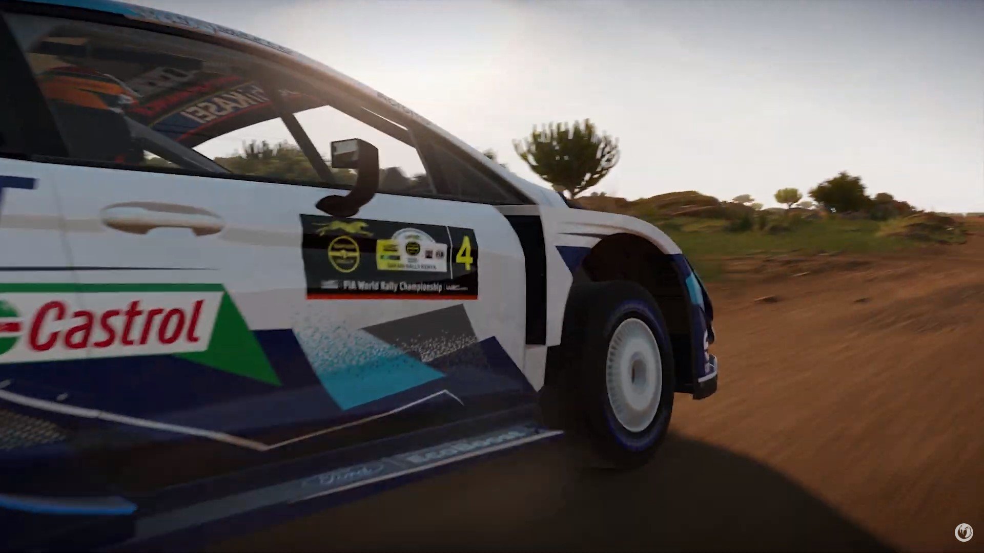 WRC-9-Gameplay-Trailer-Safari-Rally-Ford-Fiesta-Vue-Latérale