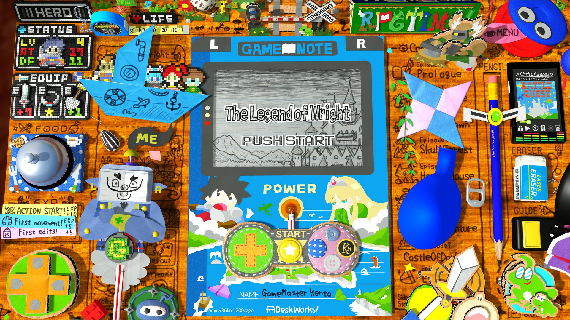 rpg-time-the-legend-of-wright-home-screen