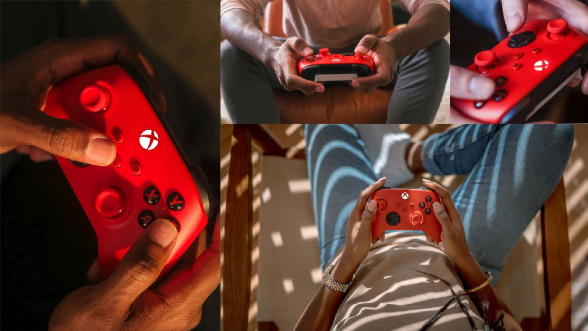 Manette Xbox Red Collage