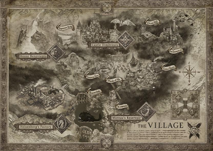 Carte Resident Evil Village