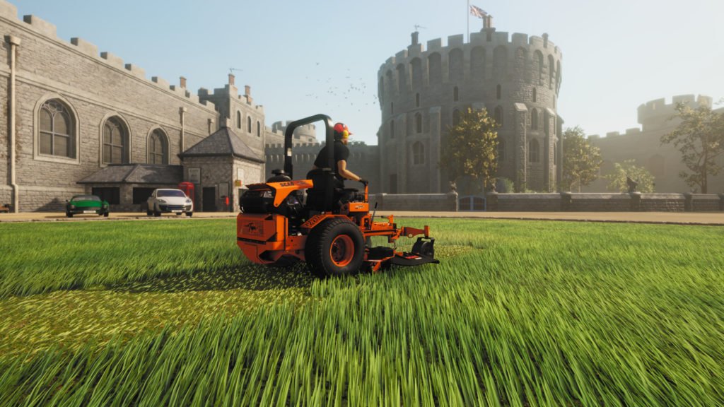 Lawn Mowing Simulator-Gameplay