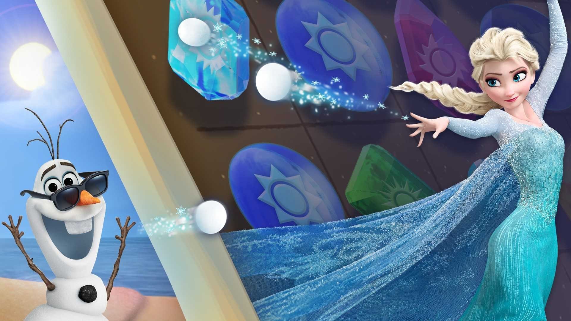 La Reine des Neiges Free Fall : Bataille de Boules de Neiges