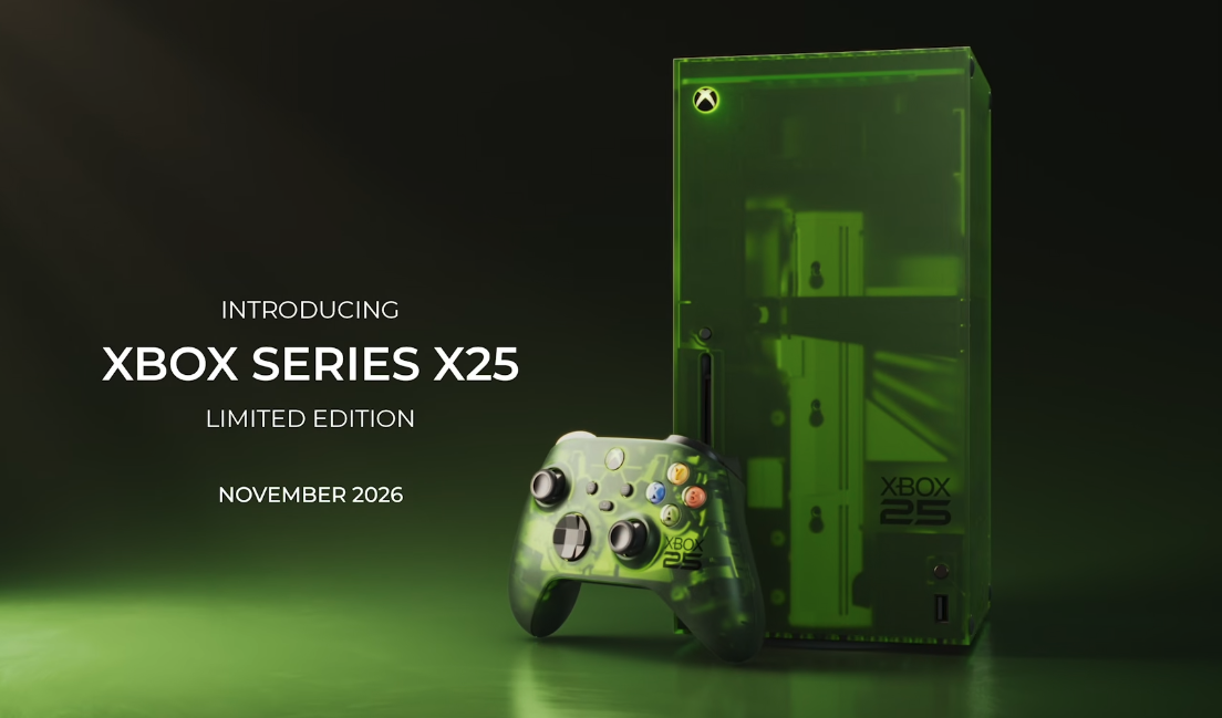 Une Xbox Series X pour fêter les 25 ans de la marque